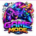Game Mode Galaxy Graphic Tee - Vibrant Video Game Controller Gamer T-Shirt