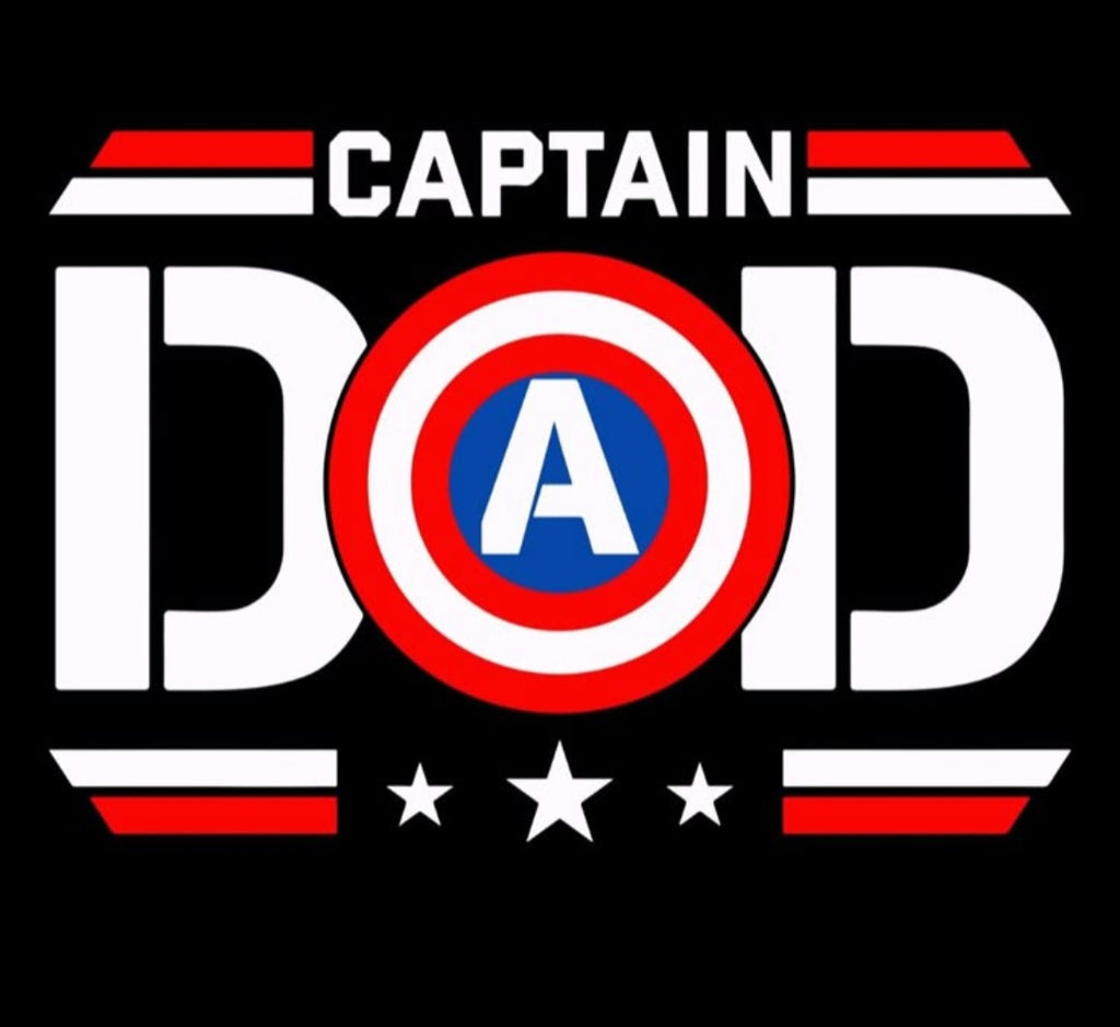"Captain Dad" Hero Graphic T-Shirt – The Ultimate Father’s Day Gift