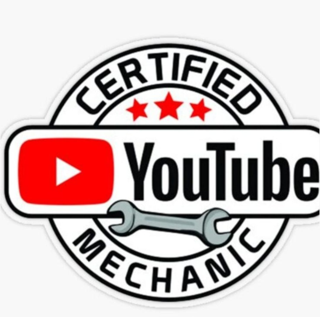 Certified YouTube Mechanic T-Shirt - Funny DIY Car Repair Graphic Tee