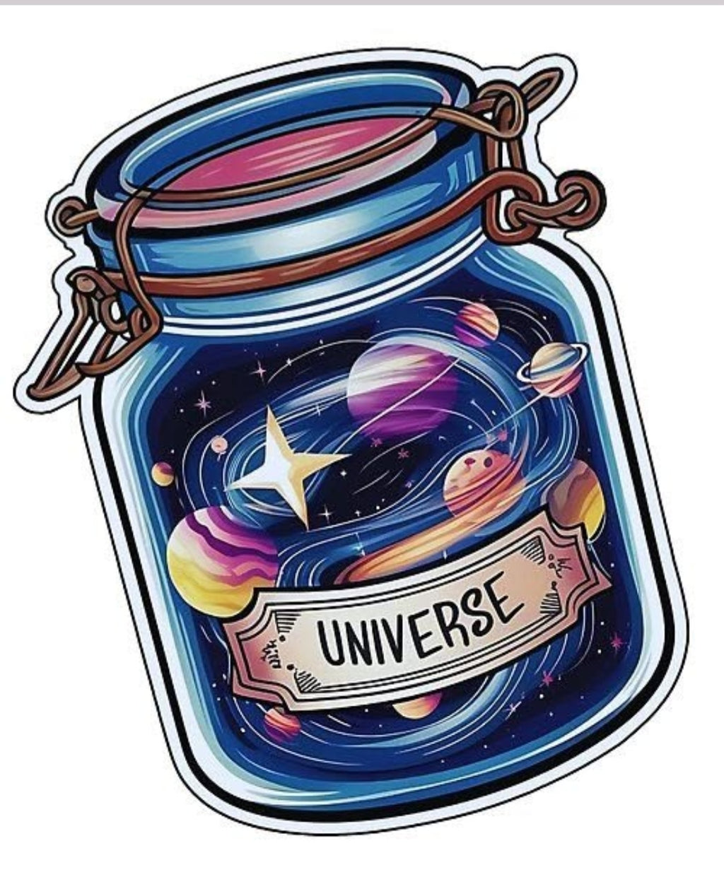 Universe in a Jar Celestial T-Shirt - Aesthetic Space Galaxy Graphic Tee