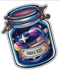 Universe in a Jar Celestial T-Shirt - Aesthetic Space Galaxy Graphic Tee