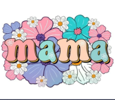 Retro Floral Mama T-Shirt - Cute Boho Mother’s Day Gift - Vintage Flower Graphic Tee