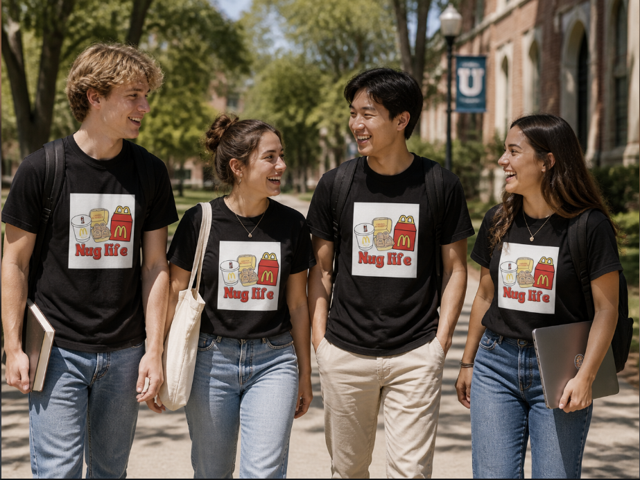 "Nug Life" Graphic Tee - Cotton T-Shirt
