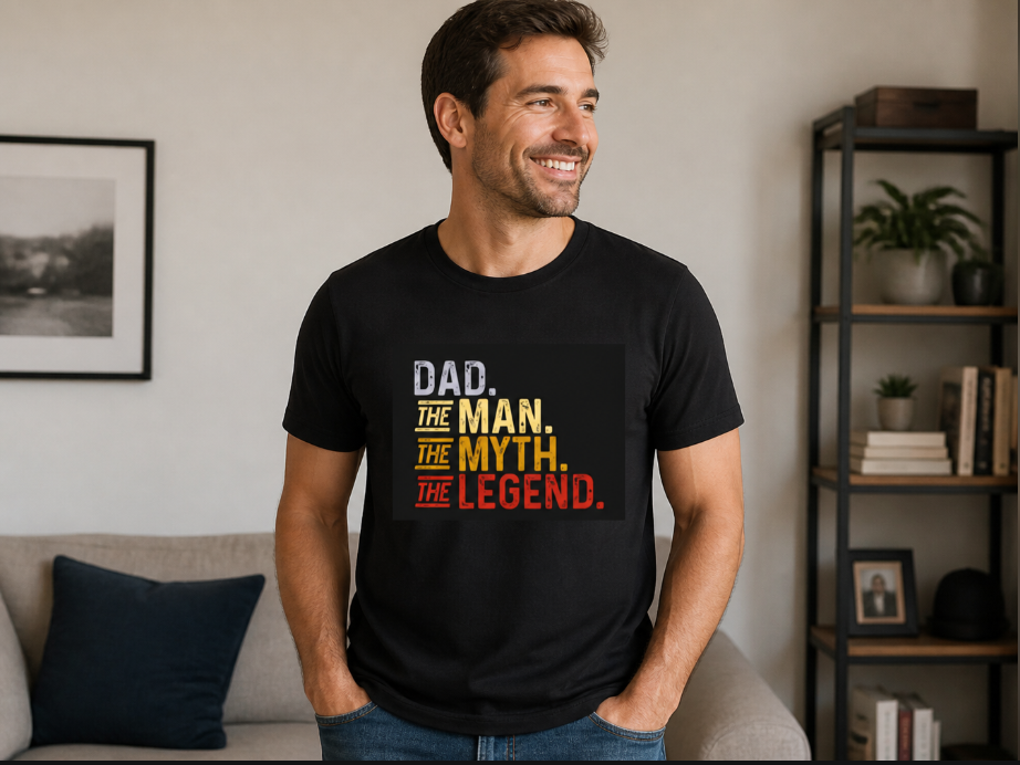Dad The Man The Myth The Legend T-Shirt - Funny Father's Day Gift