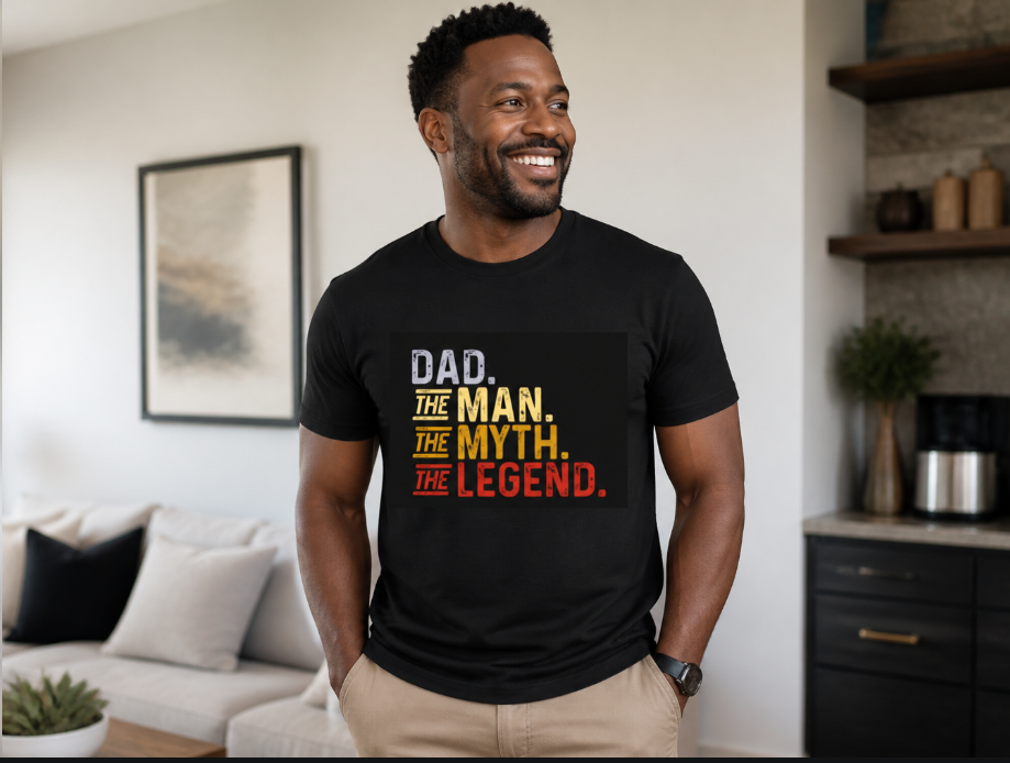 Dad The Man The Myth The Legend T-Shirt - Funny Father's Day Gift