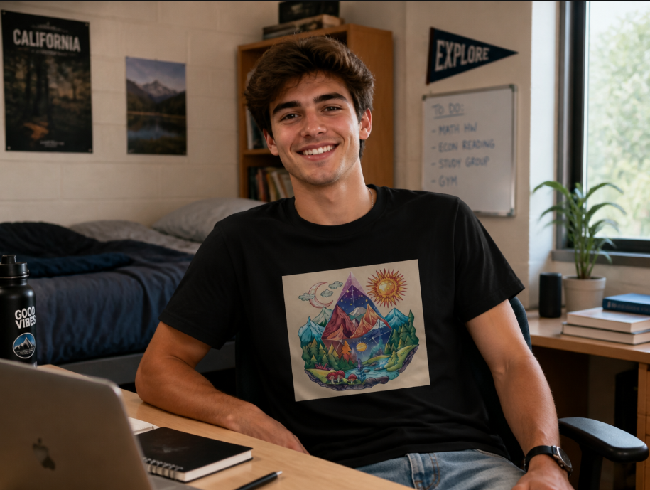 Universe in a Jar Celestial T-Shirt - Aesthetic Space Galaxy Graphic Tee