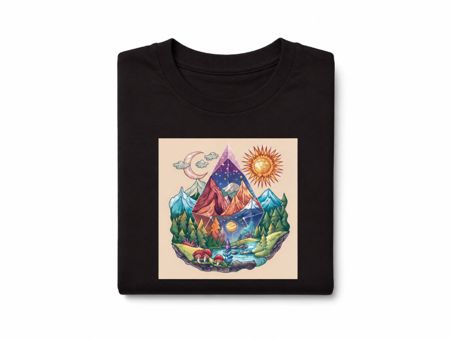 Universe in a Jar Celestial T-Shirt - Aesthetic Space Galaxy Graphic Tee