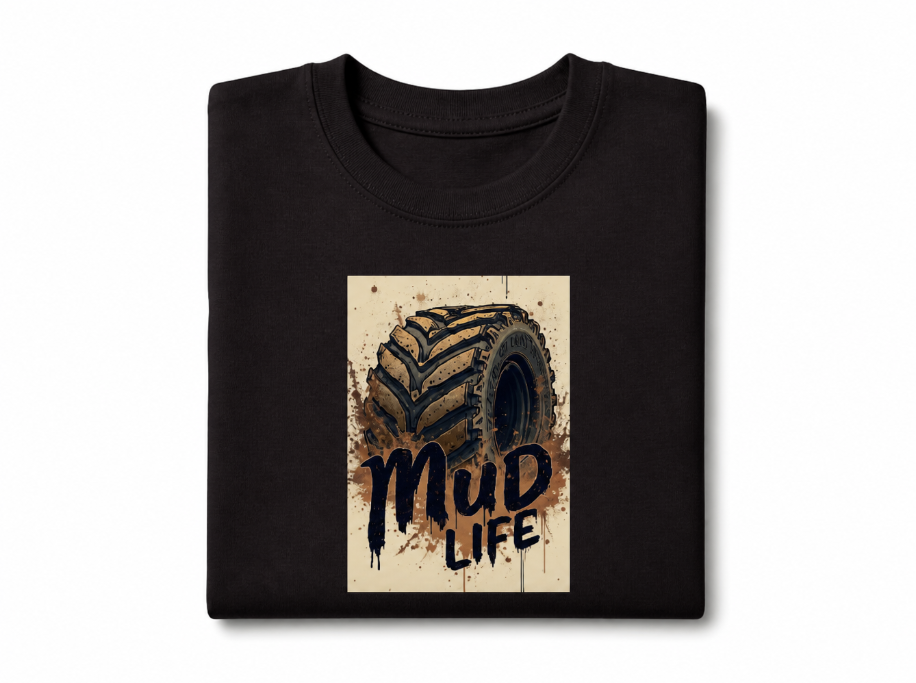 Mud Life Off-Road Tire Graphic Tee - Mudding & 4x4 T-Shirt