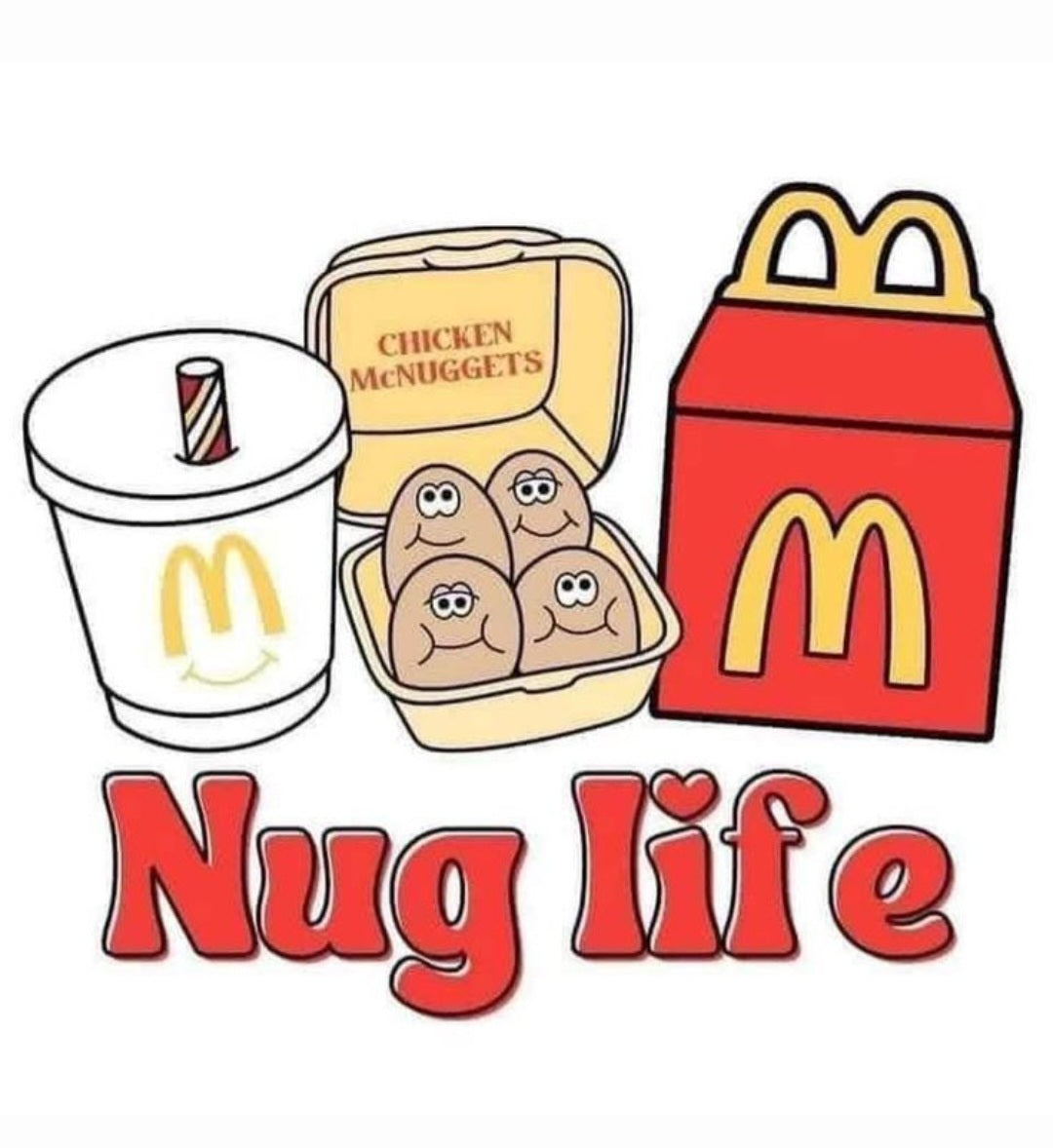 "Nug Life" Graphic Tee - Cotton T-Shirt