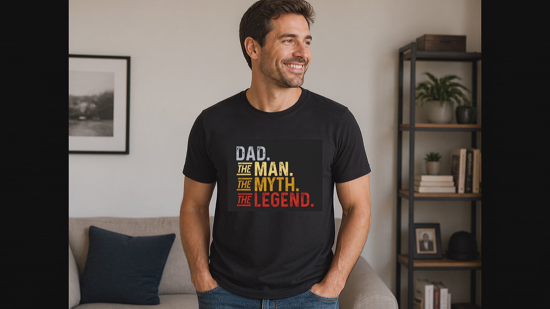 Dad The Man The Myth The Legend T-Shirt - Funny Father's Day Gift
