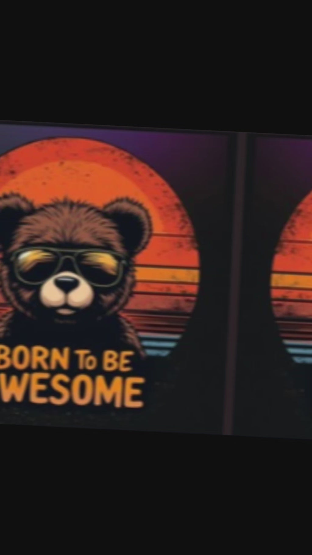 adults' "Born To Be Awesome" Graphic T-Shirt
