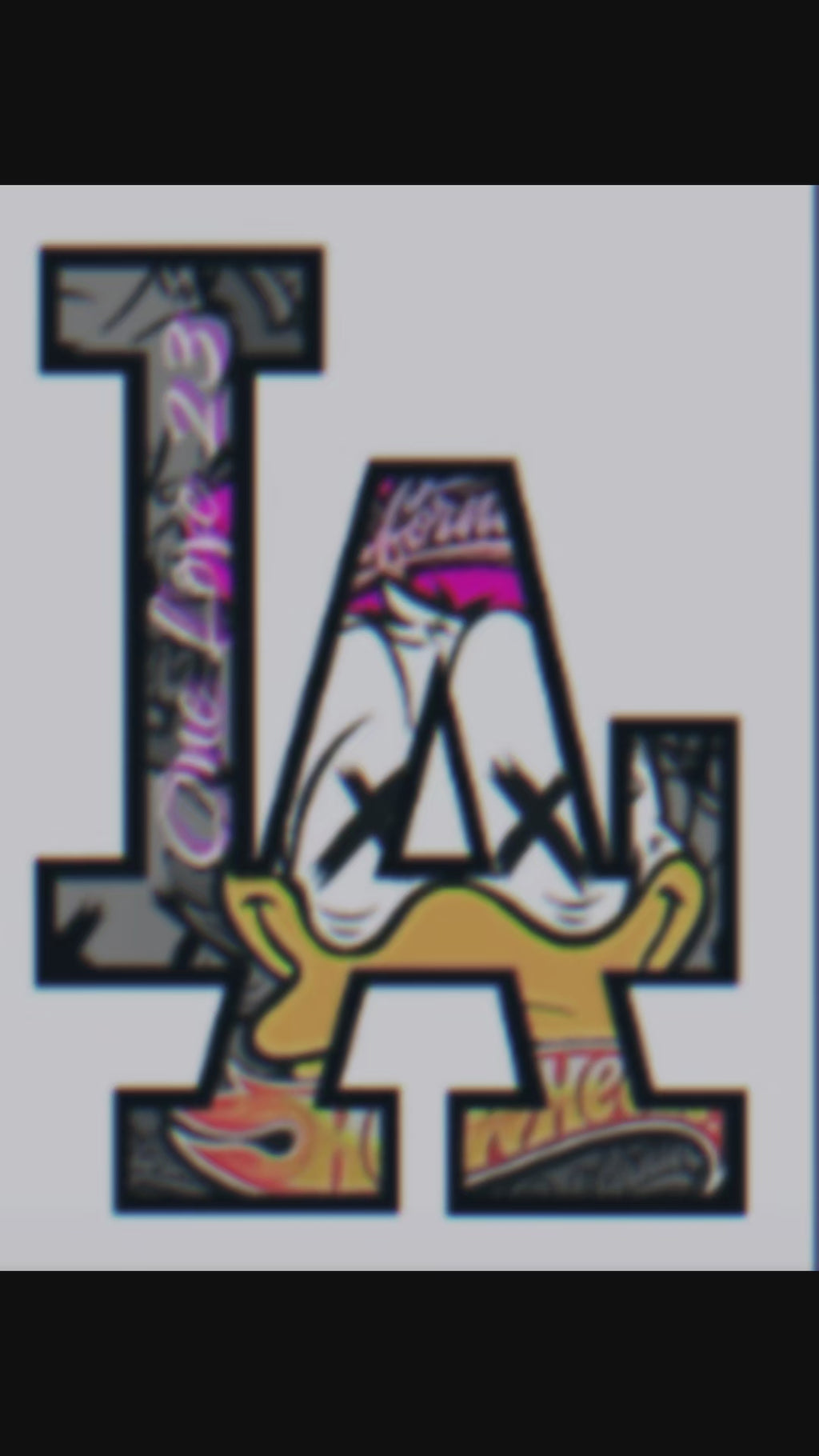 LA Dodgers Inspired Graphic T-Shirt - Los Angeles Baseball Fan Tee - Urban Duck Streetwear